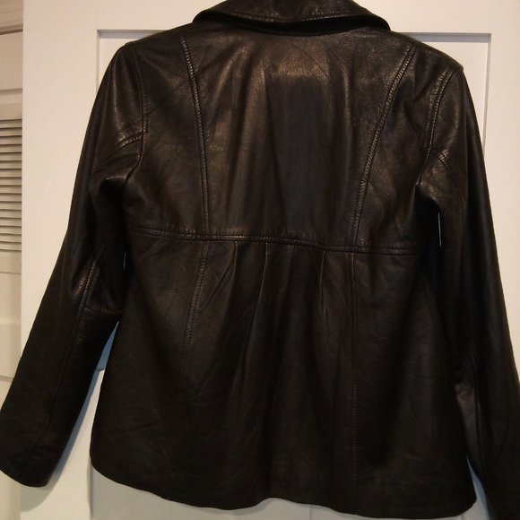 Lamb skin leather jacket - Picture 2 of 5